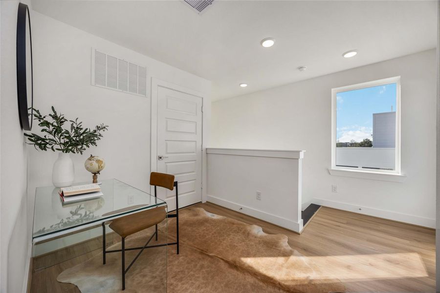 Furnished interior view inside a new home in , Houston (Image 10).