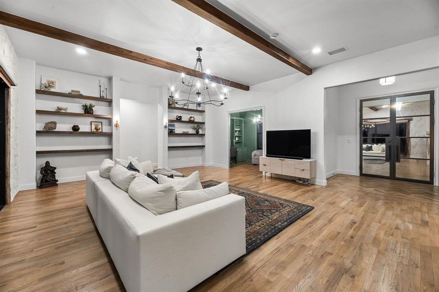 Furnished interior view inside a new home in , Krum (Image 24). Furnished interior view inside a new home in , Krum (Image 24).