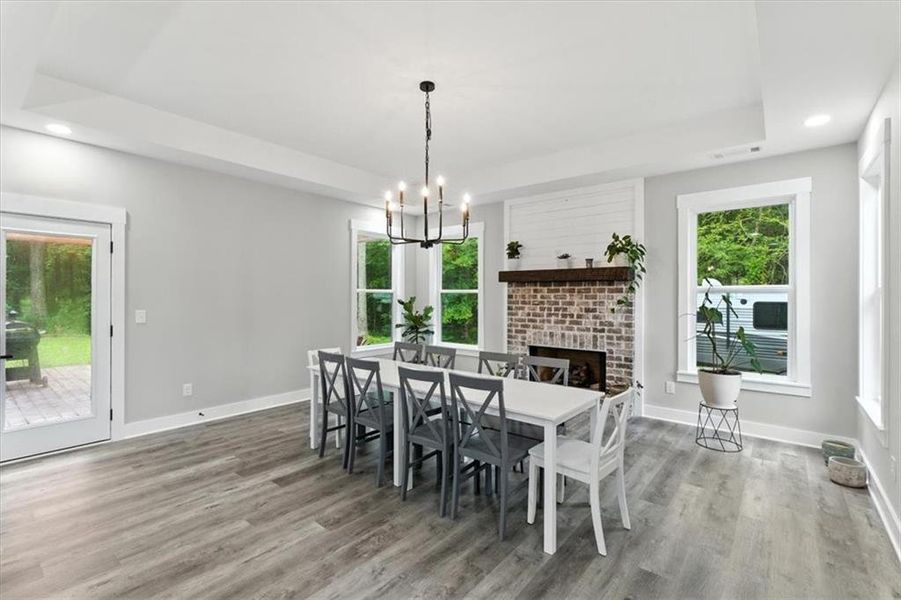 Furnished interior view inside a new home in , Adairsville (Image 34).
