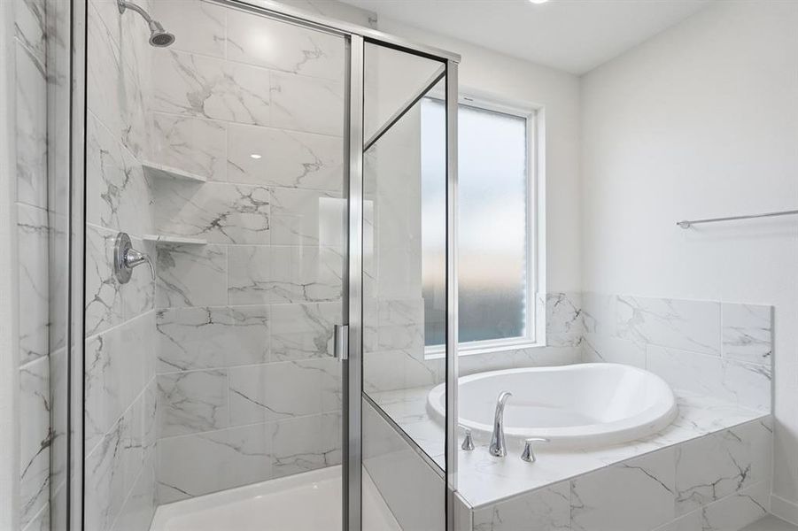 Furnished interior view inside a new home in Creekshaw, Royse City (Image 9).