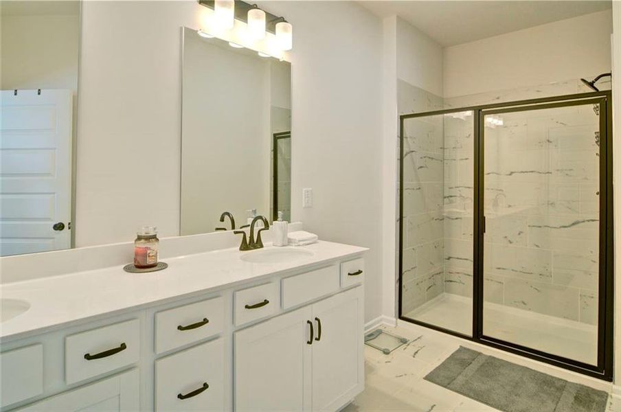 Furnished interior view inside a new home in Highland Crossing, Cartersville (Image 18).