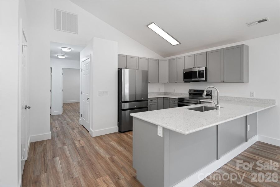 Furnished interior view inside a new home in , Purlear (Image 3). Furnished interior view inside a new home in , Purlear (Image 3).