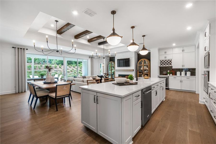 Furnished interior view inside a new home in Del Webb at Lake Oconee, Greensboro (Image 17).