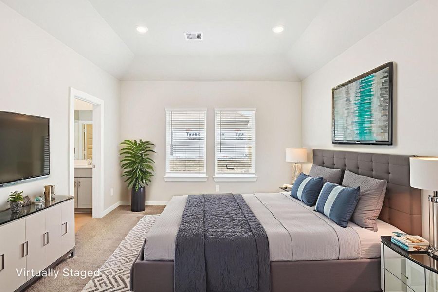 Photos are not of the actual home, but are photos of the builder home with same floorplan with similar interior finishes.