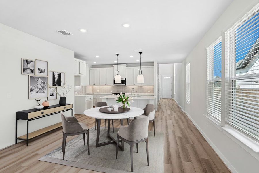 Furnished interior view inside a new home in Mayfair, New Braunfels (Image 6).