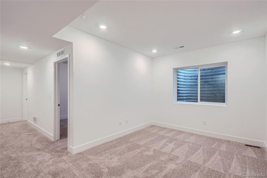 Basement Sitting Area