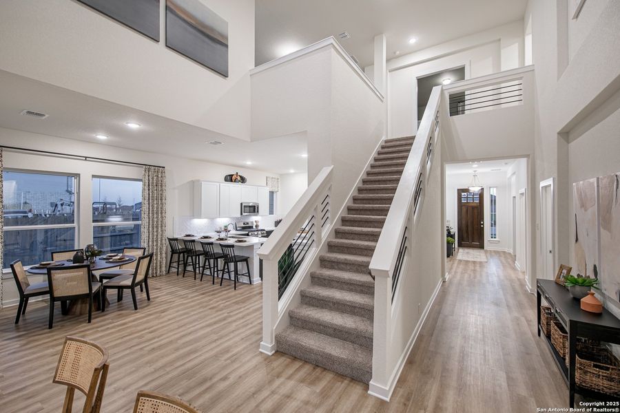 Furnished interior view inside a new home in Buffalo Crossing, Cibolo (Image 13).