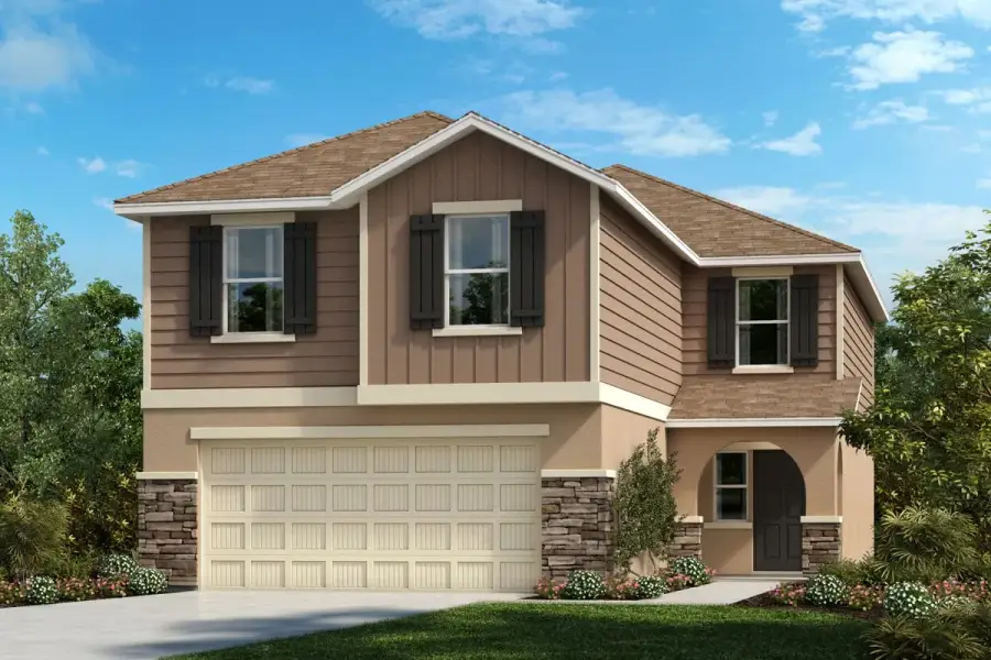 Exterior G with optional stone Exterior G with optional stone