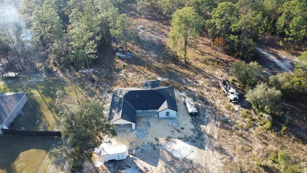 In-progress construction of a new home in , Dunnellon, FL (Image 3).