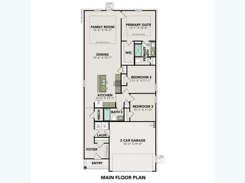 2D floor plan layout of this home in Windmill Estates, Magnolia, TX (Image 3). 2D floor plan layout of this home in Windmill Estates, Magnolia, TX (Image 3).