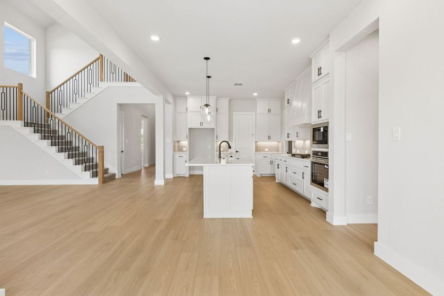 Furnished interior view inside a new home in Rainwater Crossing, Celina (Image 6).