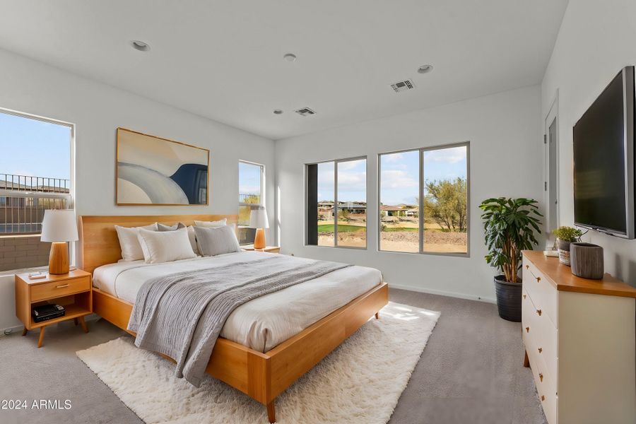 Virtual Staged Image - Bedroom - Scandin