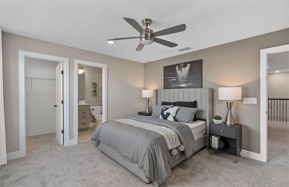 Furnished interior view inside a new home in Sunrise Estates, West Melbourne (Image 29).