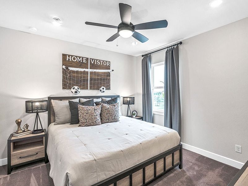 Representative furnished interior of a home built from the Palisade by Taylor Morrison in Avalon at Friendswood, Friendswood (Image 46).