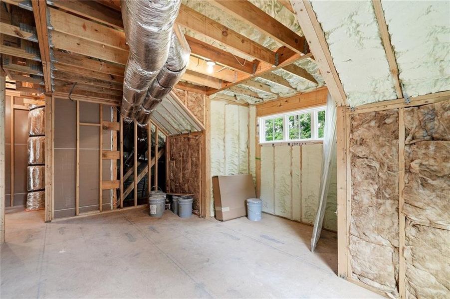 In-progress construction of a new home in , Marietta, GA (Image 39).