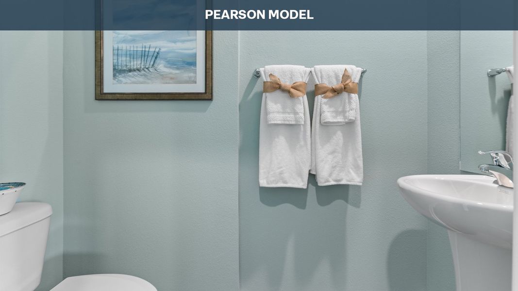 Representative furnished interior of a home built from the PEARSON by D.R. Horton in Bridle Creek Townhomes, Jacksonville (Image 14).