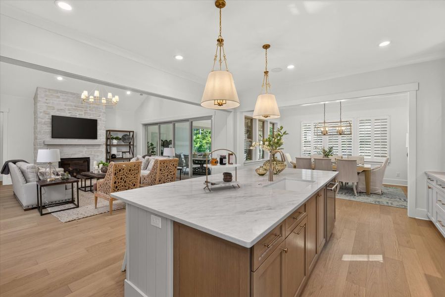 Furnished interior view inside a new home in Riverchase Estates, Lancaster (Image 15).