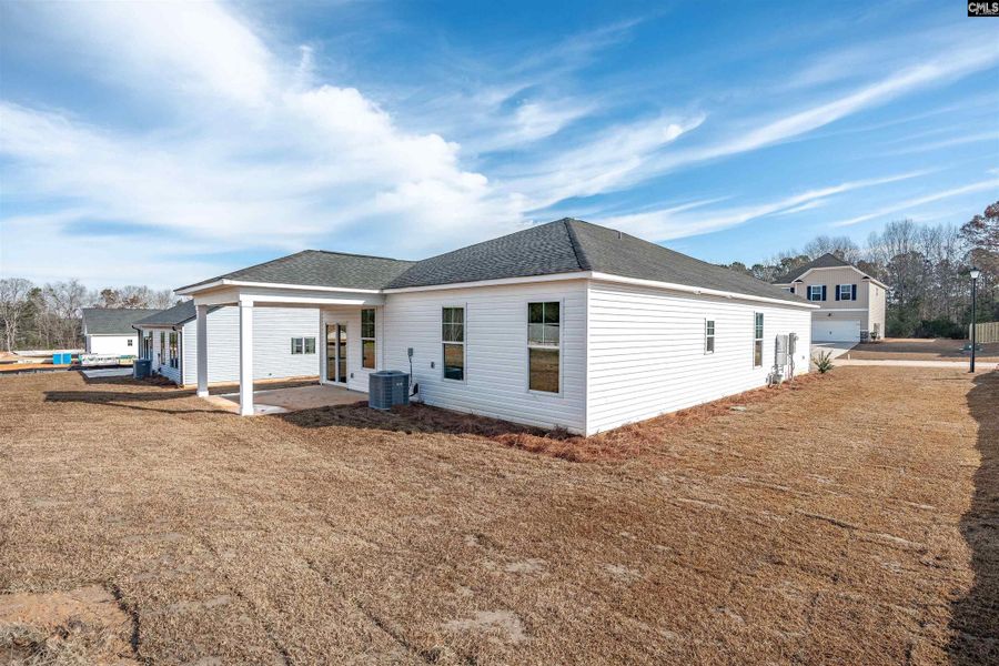Exterior details and patio area of a home in Rolling Hills, Prosperity (Image 4). Exterior details and patio area of a home in Rolling Hills, Prosperity (Image 4).