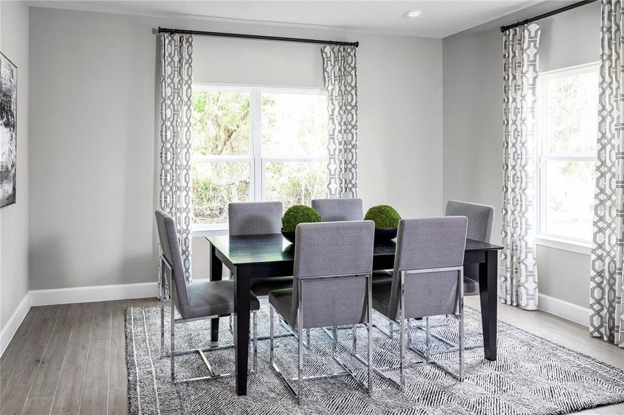 Furnished interior view inside a new home in Morningside Reserve, Leesburg (Image 11). Furnished interior view inside a new home in Morningside Reserve, Leesburg (Image 11).