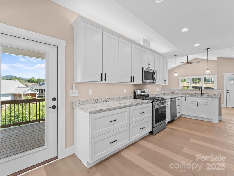 Furnished interior view inside a new home in , Hendersonville (Image 14).