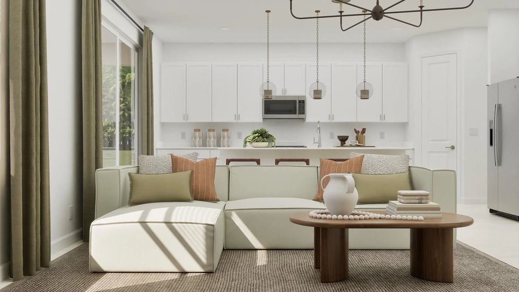 Family room frontview