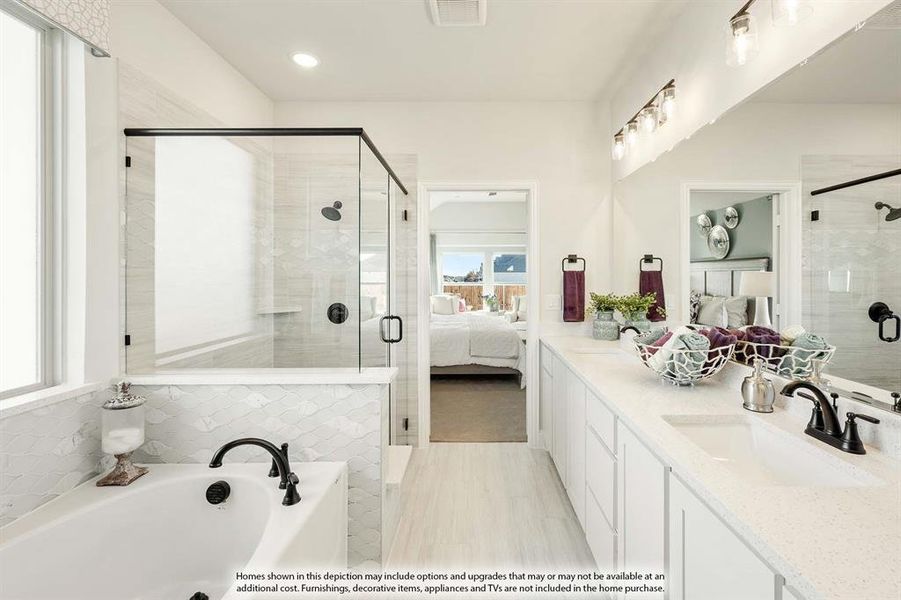 Furnished interior view inside a new home in Willow Wood, McKinney (Image 33).