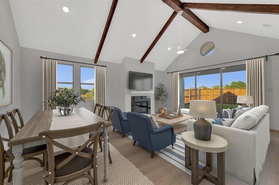 Furnished interior view inside a new home in Gateway Parks, Forney (Image 7). Furnished interior view inside a new home in Gateway Parks, Forney (Image 7).