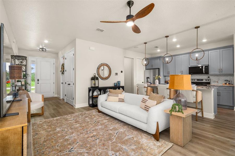 Furnished interior view inside a new home in , Sebring (Image 6).