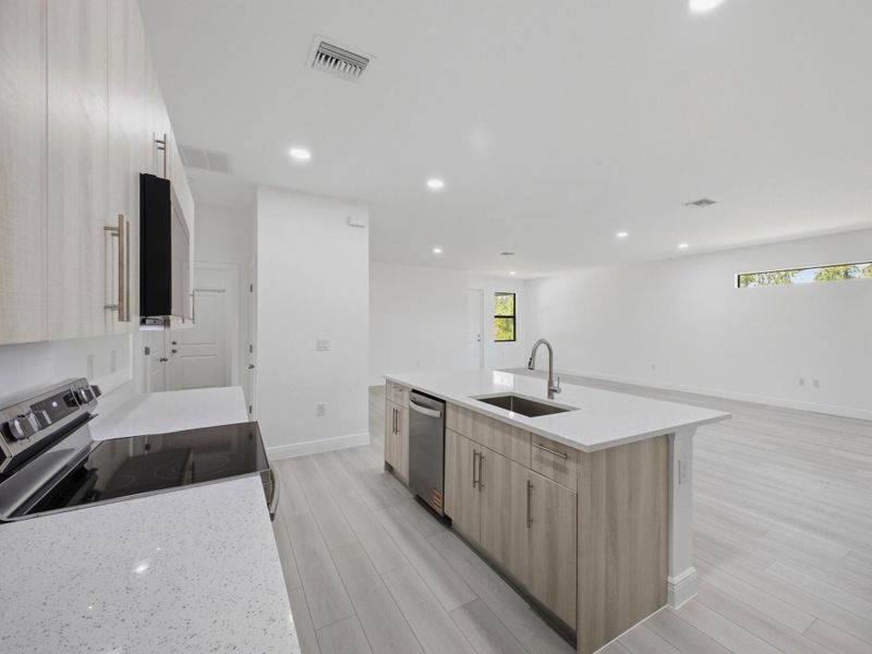 Kitchen to Foyer