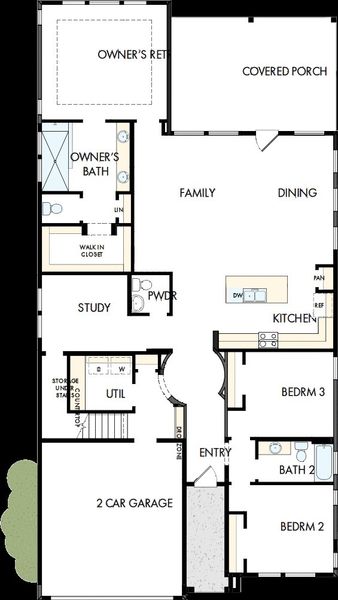 2D floor plan layout of this home in Lanier Landing - Retreat Collection, Gainesville, GA (Image 2). 2D floor plan layout of this home in Lanier Landing - Retreat Collection, Gainesville, GA (Image 2).