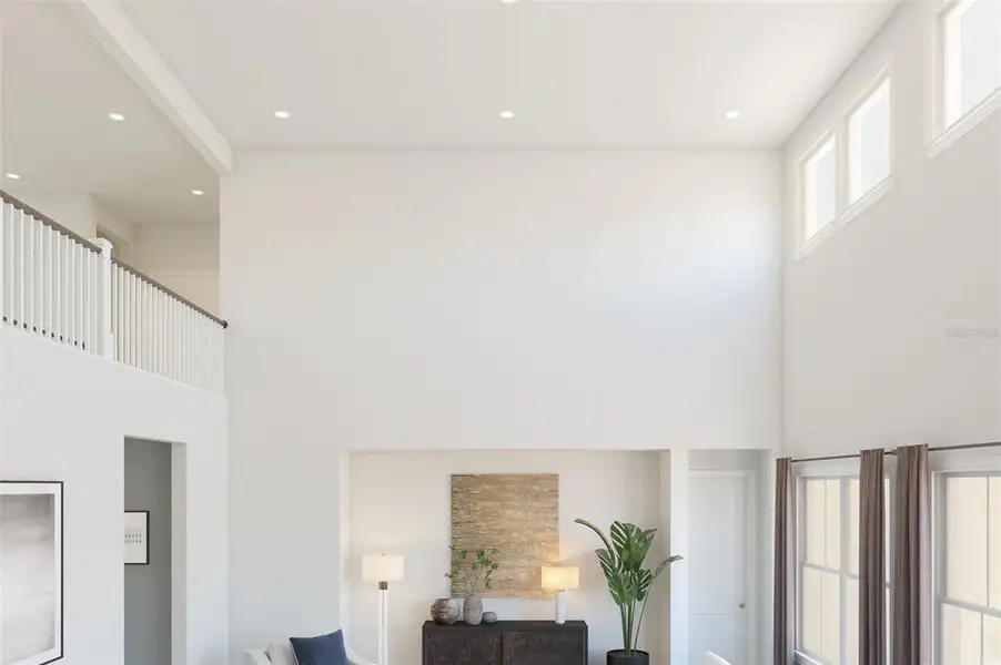 Furnished interior view inside a new home in Preserve at Deer Lakes, Sanford (Image 9).