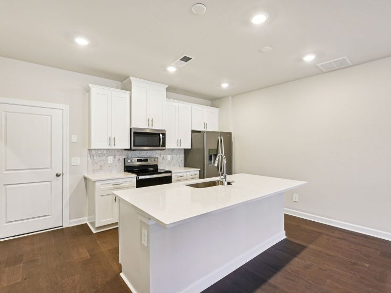 Furnished interior view inside a new home in Crossrail Station, Mooresville (Image 3).