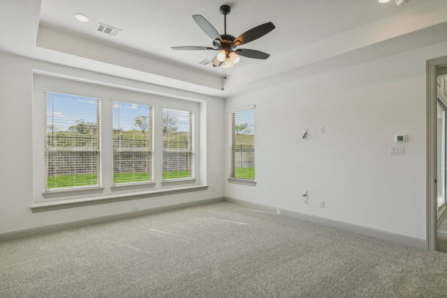 Representative unfurnished interior of a home built from the Alpine by Chesmar Homes in Westside Preserve, Midlothian (Image 10).