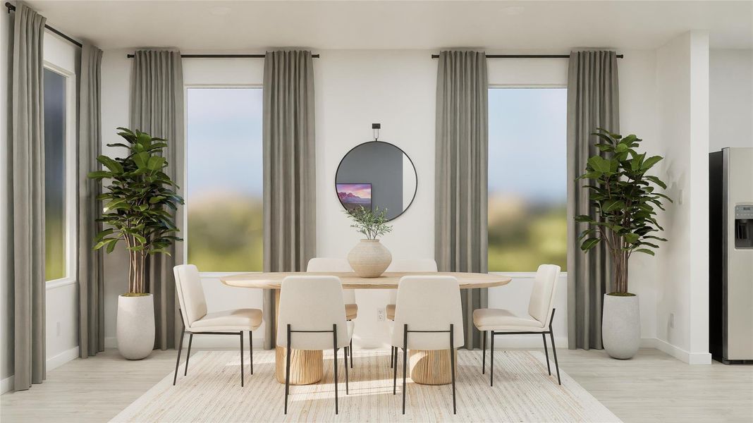 Furnished interior view inside a new home in Thunder Rock, Marble Falls (Image 7).