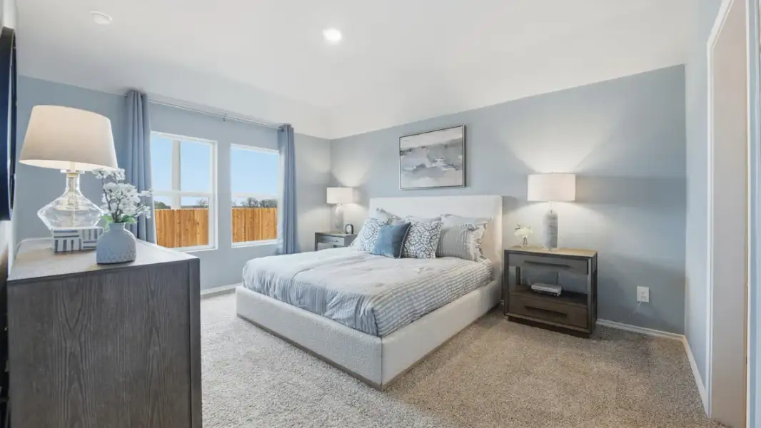 Furnished interior view inside a new home in Valley Brook, Fort Worth (Image 17).