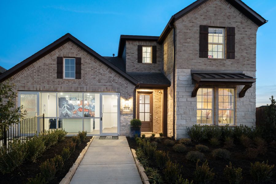 Representative exterior photo of a completed home built from the Salado by UnionMain Homes in Legacy Hills, Celina, TX (Image 31).