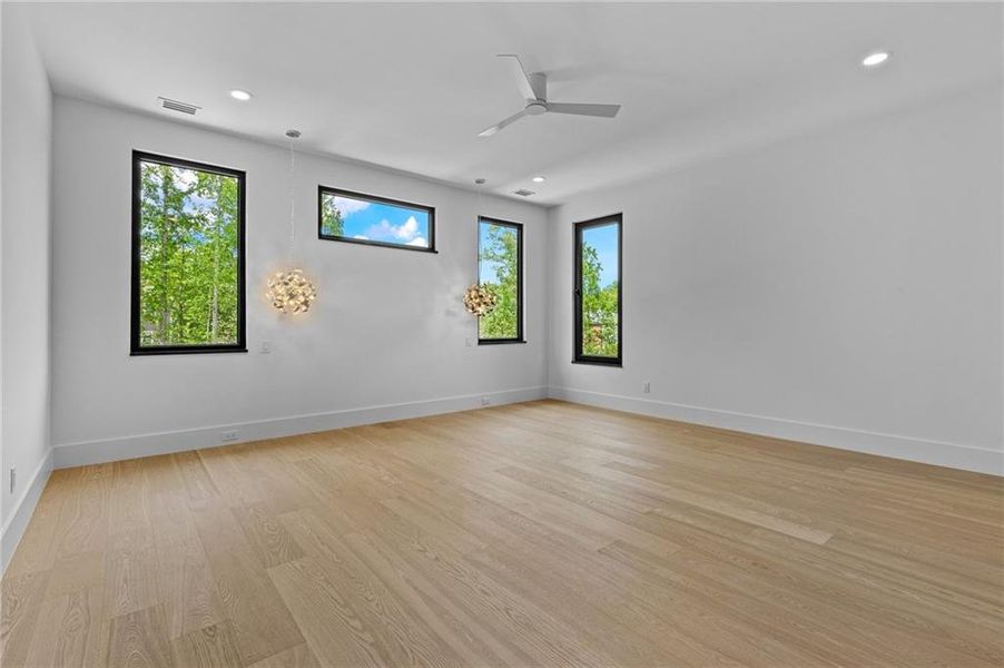 Spacious, unfurnished interior of a new home in , Sugar Hill (Image 53).
