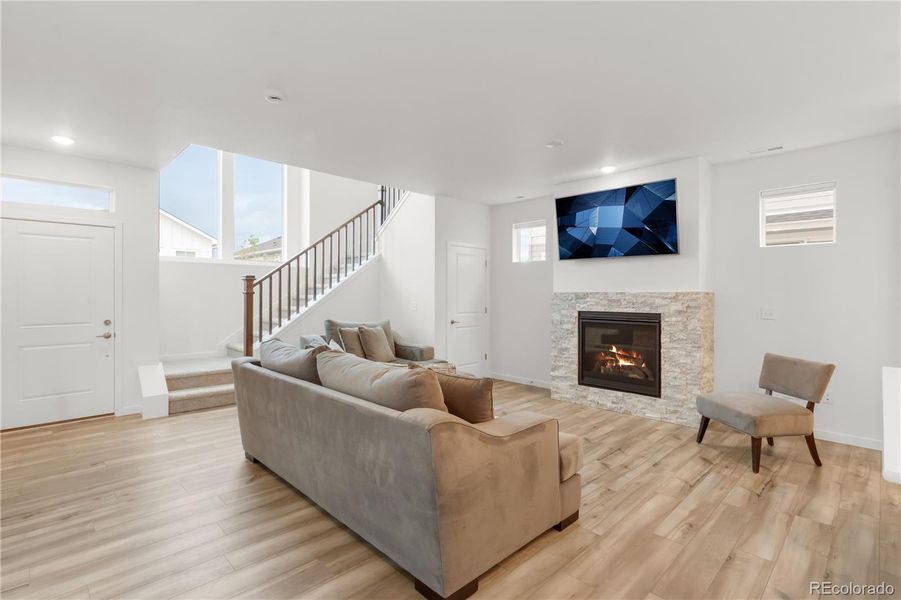 Furnished interior view inside a new home in , Colorado Springs (Image 6).