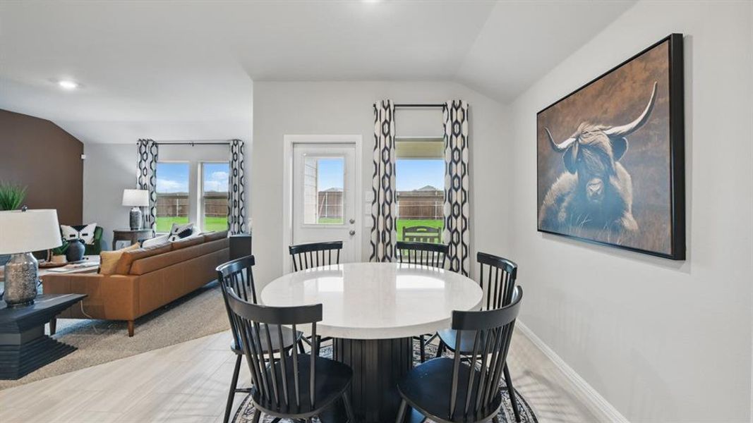 Furnished interior view inside a new home in Hickory Grove, Krum (Image 12).