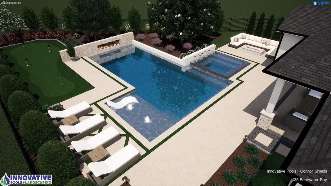 Pool Renderings proposed