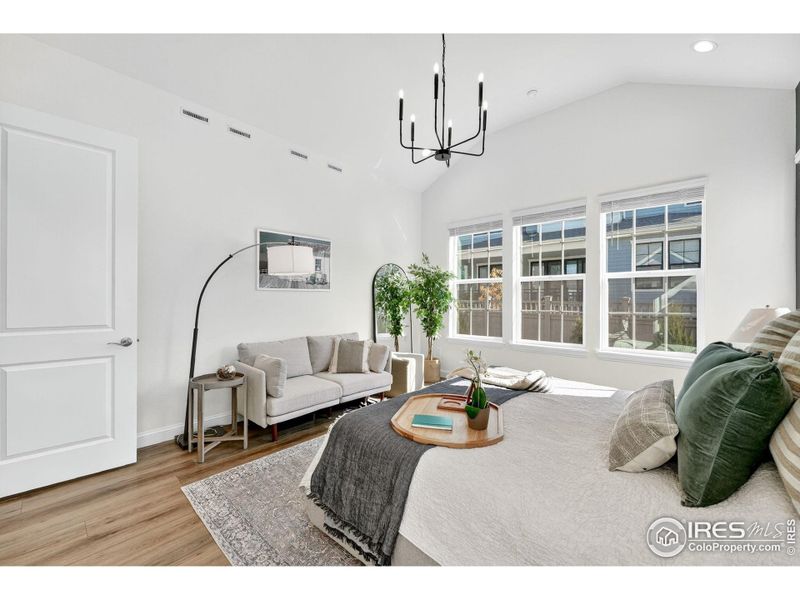 Furnished interior view inside a new home in Westerly, Erie (Image 29).