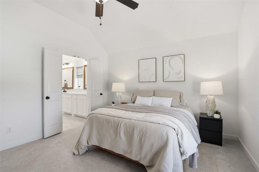 Furnished interior view inside a new home in Ventana, Fort Worth (Image 25).