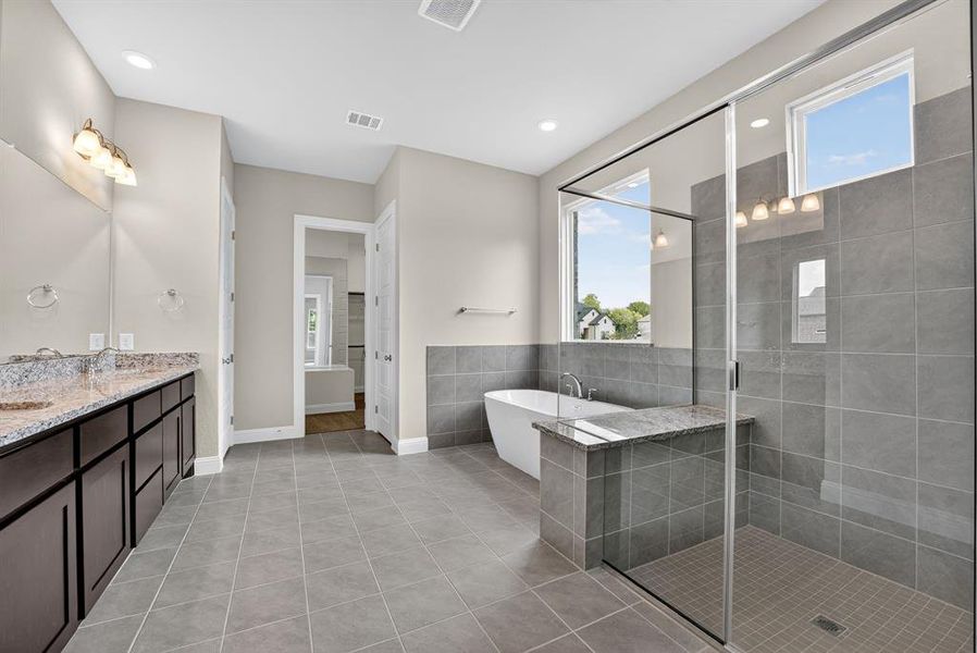 Furnished interior view inside a new home in Legacy Estates, Mansfield (Image 3). Furnished interior view inside a new home in Legacy Estates, Mansfield (Image 3).