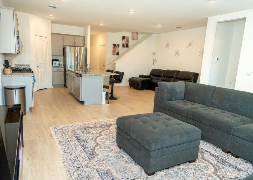 Furnished interior view inside a new home in Bar W Ranch, Leander (Image 11).