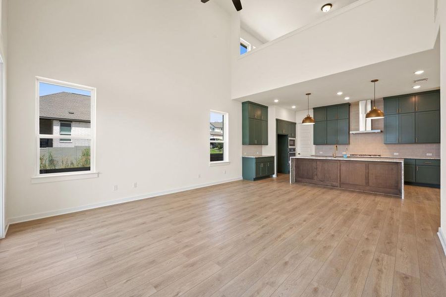 Spacious, unfurnished interior of a new home in Wolf Ranch, Georgetown (Image 32). Spacious, unfurnished interior of a new home in Wolf Ranch, Georgetown (Image 32).