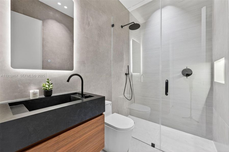 Furnished interior view inside a new home in , Miami Springs (Image 11).