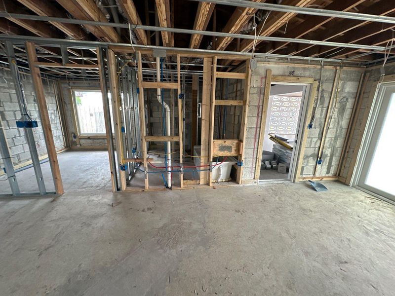 In-progress construction of a new home in , Pompano Beach, FL (Image 7).