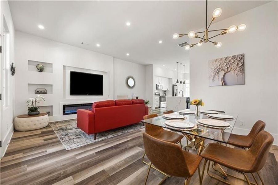 Furnished interior view inside a new home in , Hapeville (Image 10).