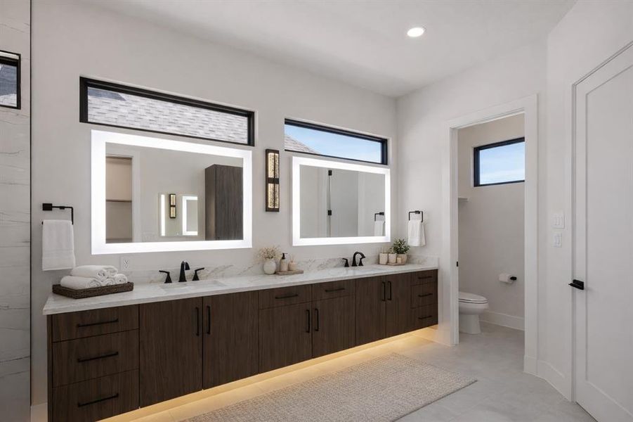 Furnished interior view inside a new home in , Pottsboro (Image 33).