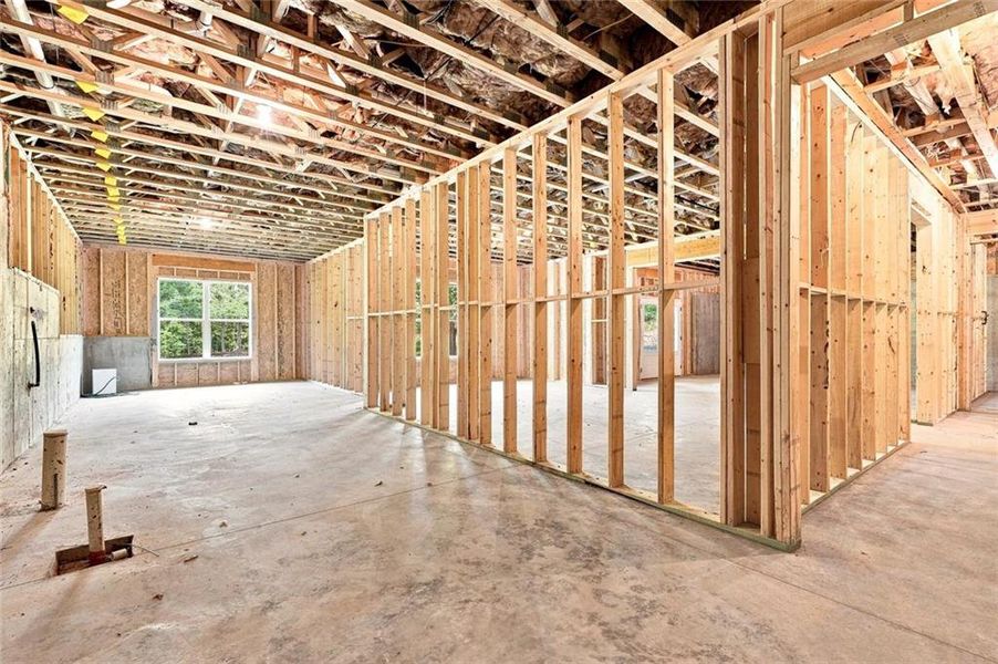 In-progress construction of a new home in , Canton, GA (Image 45).